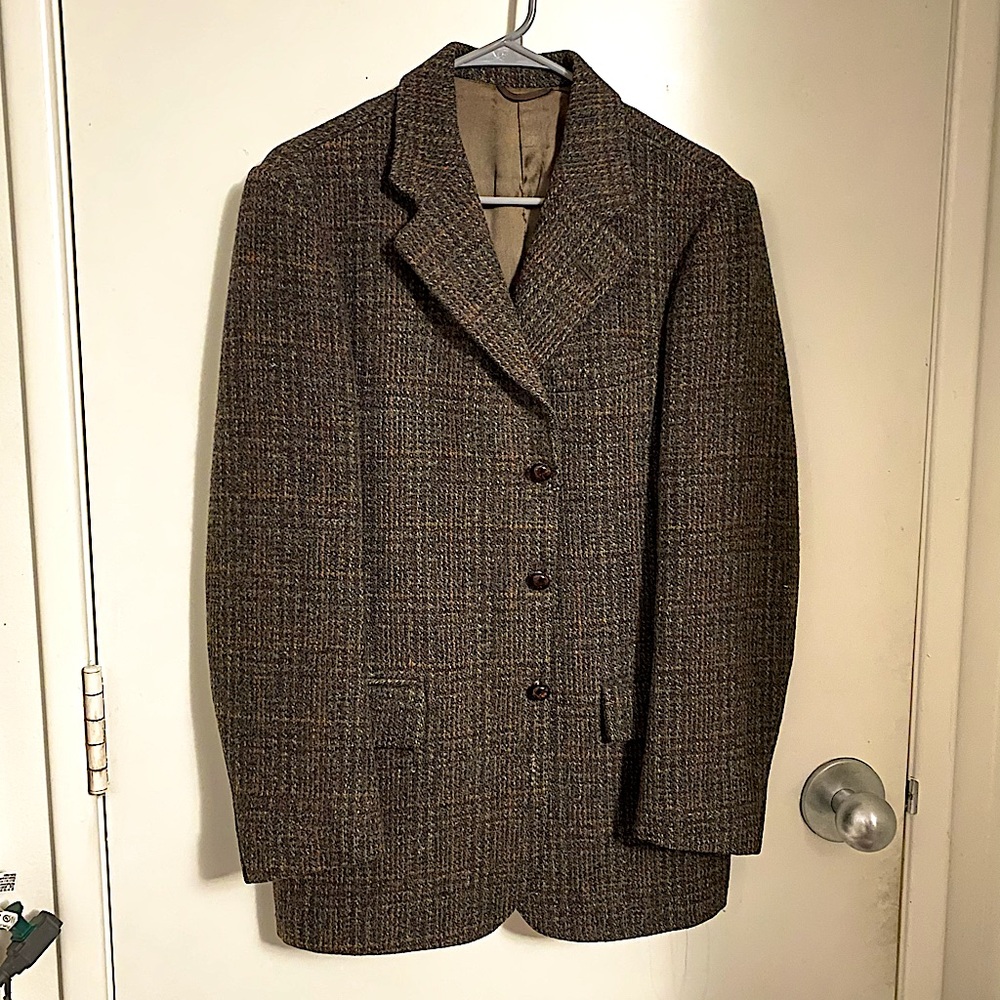Vintage English Harris Tweed Blazer